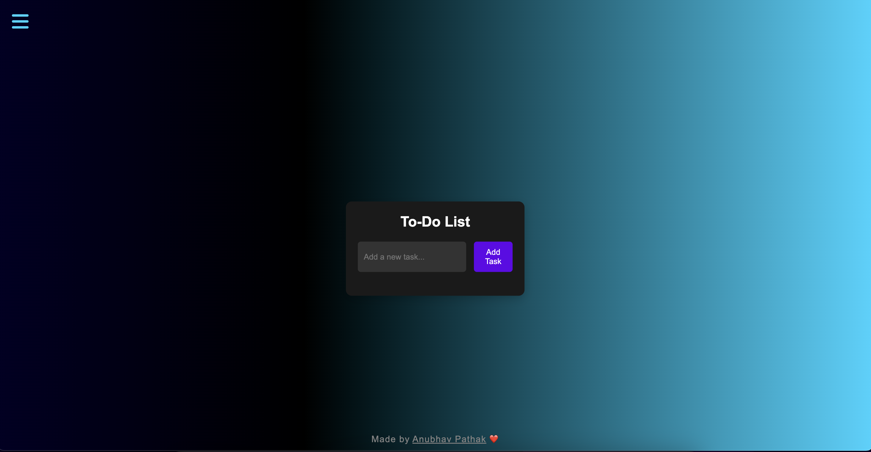 To-Do App Screenshot